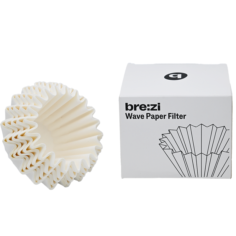 Brezi Wave Paper Filters – 155(50 pcs)