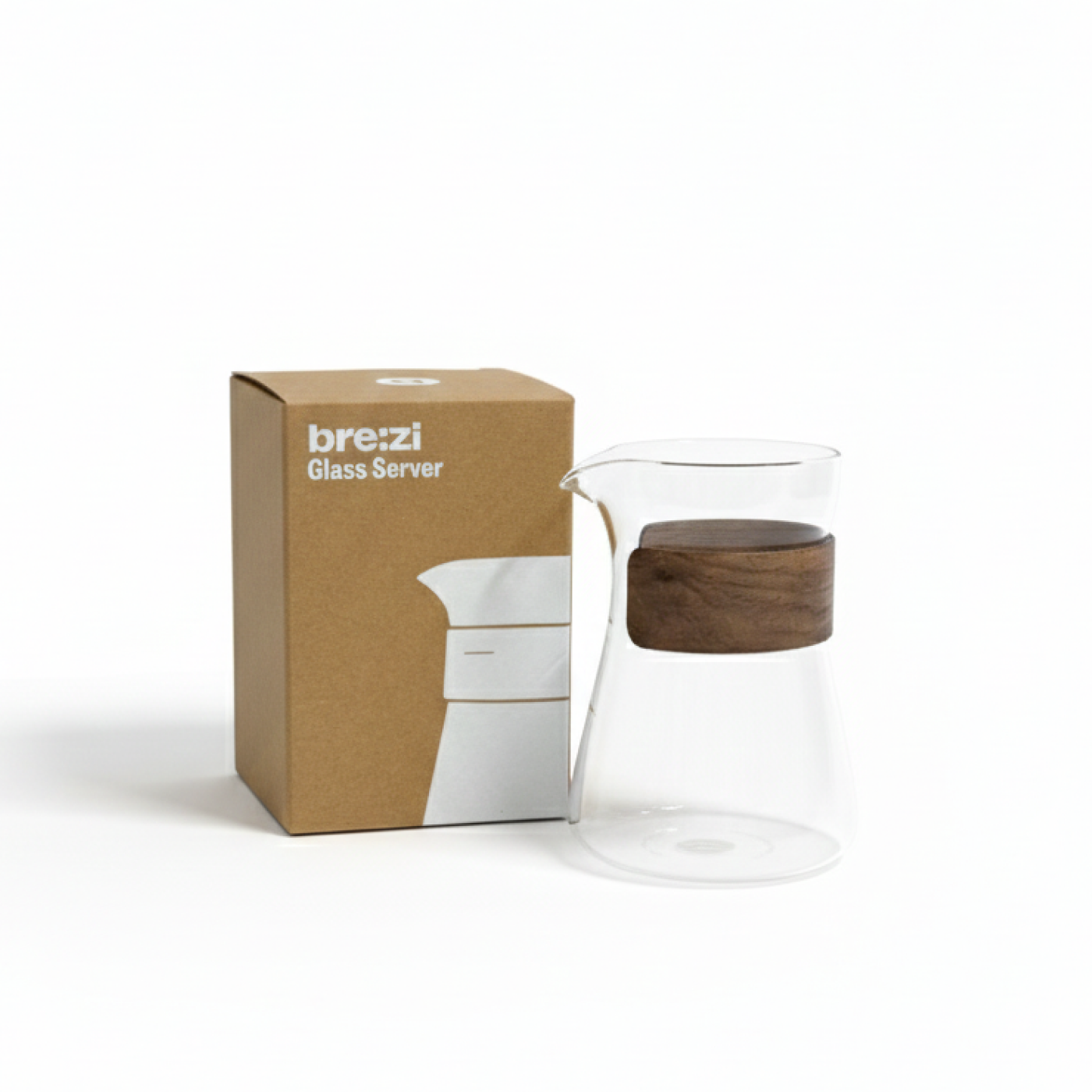 Brezi Tapered Glass Carafe 400 ml